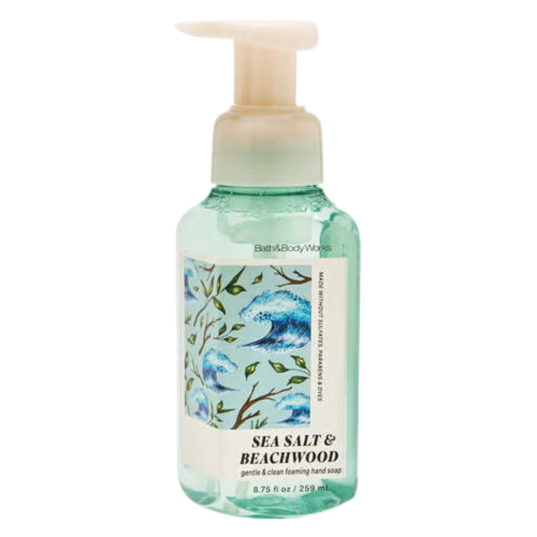 Bath & Body Works Sea Salt & Beechwood Gentle & Clean Foaming Hand Soap, 8.75 fl oz